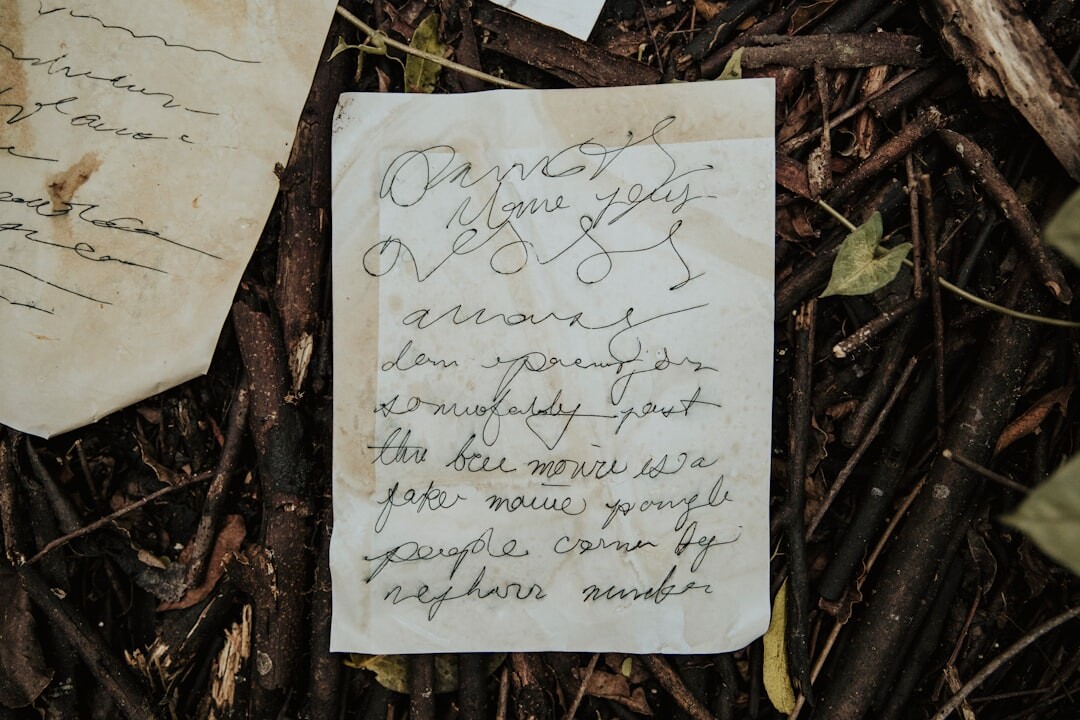 old handwritten letter