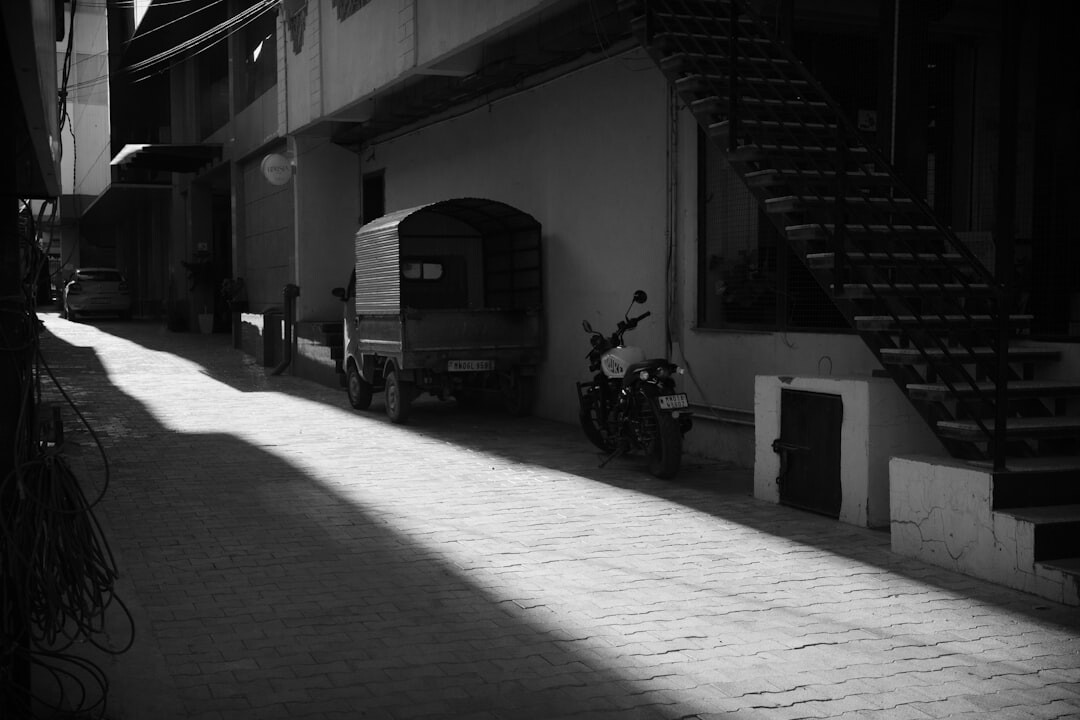shadowy figure in alley