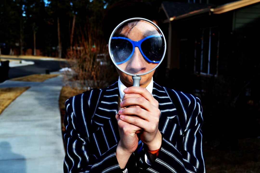 detective investigating clues